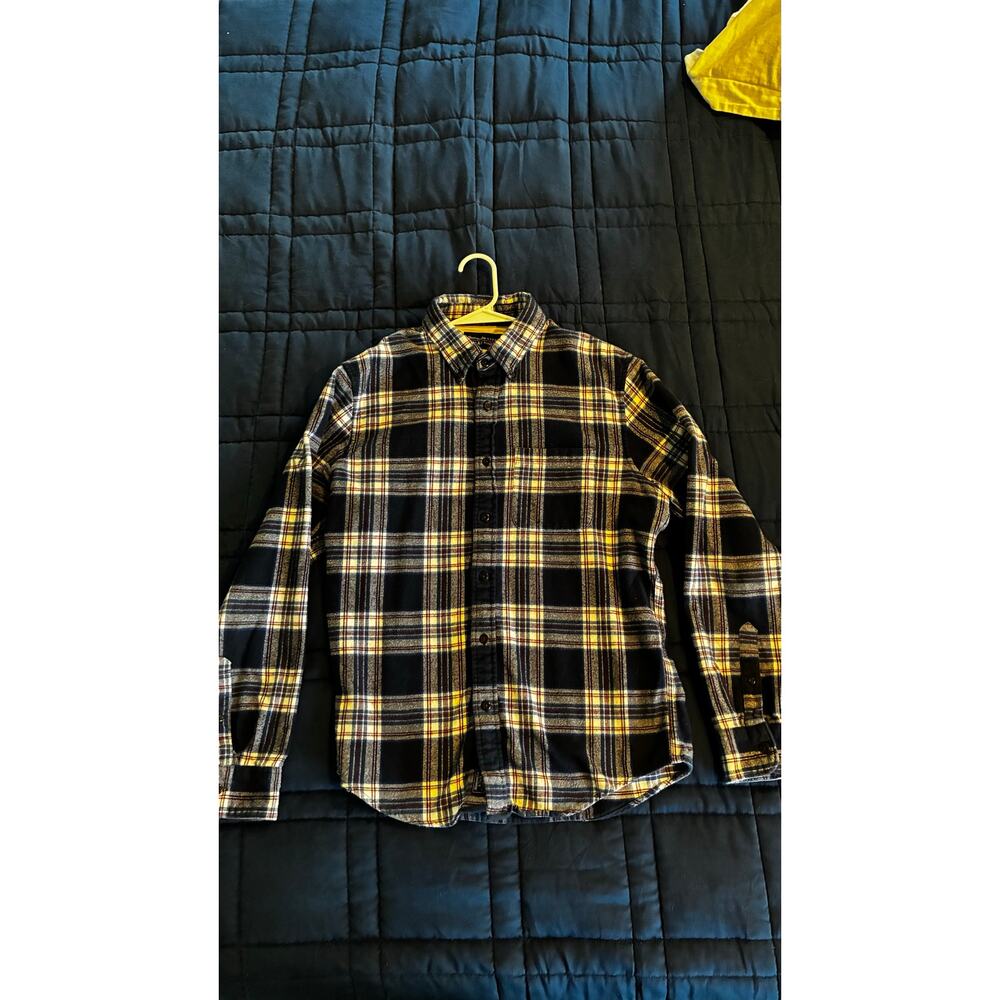 Abercrombie & Fitch men’s flannel plaid shirt size large